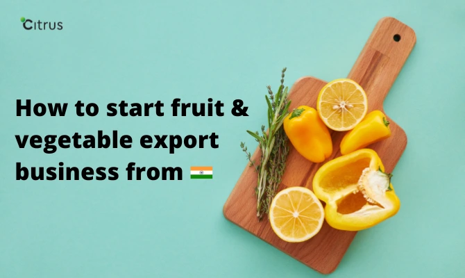 Step by Step Detailed Guidelines to start fruit and vegetable export business from India